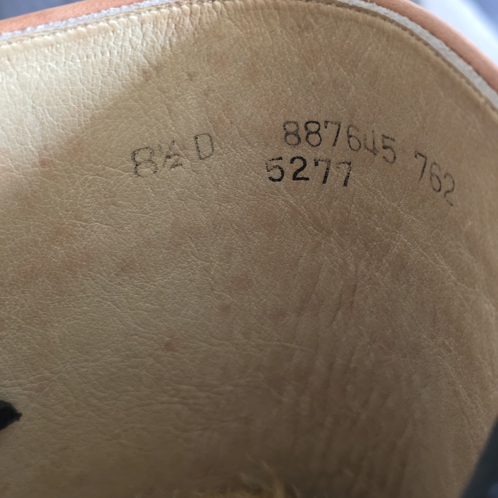 Vintage Stitching Horse Campus Boots Size 8 1/2D - Picture 10 of 16